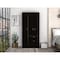 Tuhome Primavera Armoire, Double Door Cabinets, One Drawer, Metal Rod, Five Shelves, Black/White CLW5952 - alternate 8